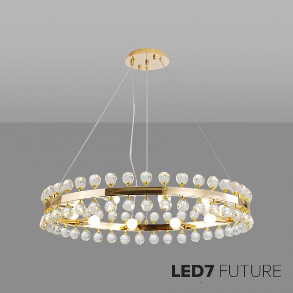 Ritz - Crystall Ball Circle Chandelier